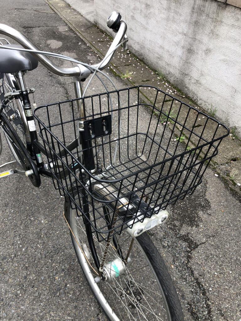 自転車　かご　交換　自分で